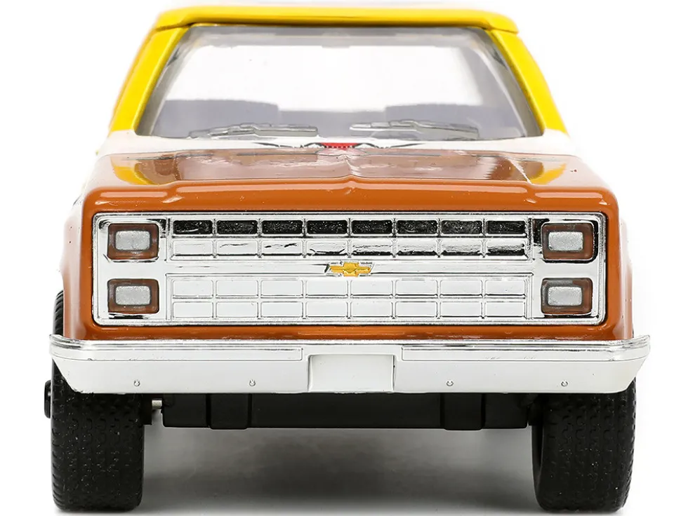 1980 Chevrolet K5 Blazer SpongeBob SquarePants Diecast Figurine Hollywood Rides Series 1/32 Diecast Model Car Jada 31798