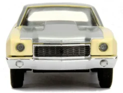 Chevrolet Monte Carlo Cream with Silver Hood and Top "The Fast and the Furious: Tokyo Drift" (2006) Movie "Fast & Furious" Series 1/32 Diecast Model Car by Jada