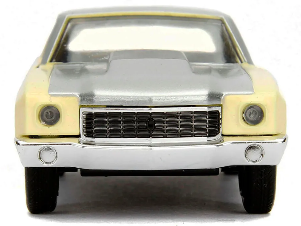 Chevrolet Monte Carlo Cream with Silver Hood and Top "The Fast and the Furious: Tokyo Drift" (2006) Movie "Fast & Furious" Series 1/32 Diecast Model Car by Jada