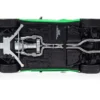 2017 Chevrolet Nickey Camaro SS 1LE Krypton Green with Matt Black Hood Black Stripes 1/18 Diecast Model Car Auto World AMM1276