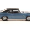 1969 Chevrolet Nova Blue with Black Vinyl Top The Mod Squad 1968 1973 TV Series Limited Edition 1/18 Diecast Model Car GMP 18973