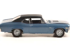 1969 Chevrolet Nova Blue with Black Vinyl Top The Mod Squad 1968 1973 TV Series Limited Edition 1/18 Diecast Model Car GMP 18973