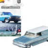 1964 Chevrolet Nova Panel Light Blue Metallic White Top Fast Wagons Series Diecast Model Car Hot Wheels GRJ66
