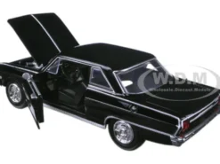 1964 Chevrolet Nova SS Black Muscle Car Collection 1/25 Diecast Model Car New Ray 71823 B