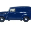 1950 Chevrolet Panel Van Mariner Blue 1/87 (HO) Scale Diecast Model Car by Oxford Diecast