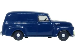 1950 Chevrolet Panel Van Mariner Blue 1/87 (HO) Scale Diecast Model Car by Oxford Diecast