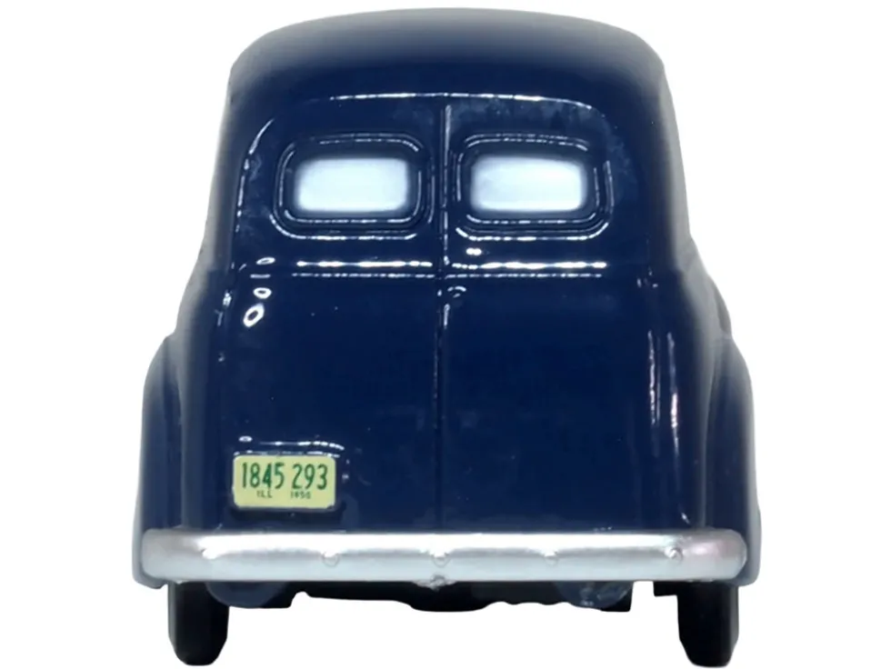 1950 Chevrolet Panel Van Mariner Blue 1/87 (HO) Scale Diecast Model Car by Oxford Diecast