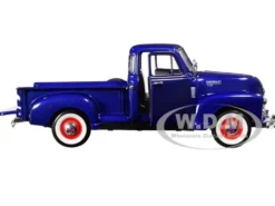 1953 Chevrolet 3100 Pickup Truck Blue 1/24 1/27 Diecast Model Car Welly 22087