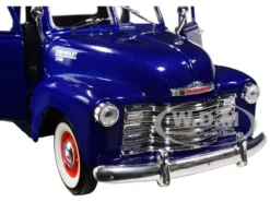 1953 Chevrolet 3100 Pickup Truck Blue 1/24 1/27 Diecast Model Car Welly 22087