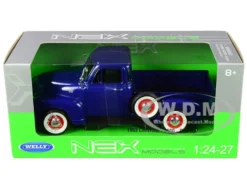1953 Chevrolet 3100 Pickup Truck Blue 1/24 1/27 Diecast Model Car Welly 22087