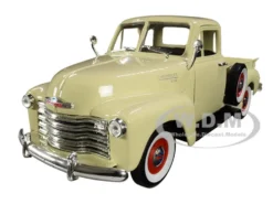 1953 Chevrolet 3100 Pickup Truck Cream 1/24 1/27 Diecast Model Car Welly 22087