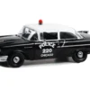 1957 Chevrolet 150 Sedan Chicago Police Department Black with White Top 1/18 Diecast Model Car Highway 61 HWY-18042