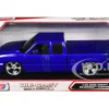 2006 Chevrolet Silverado Custom Pickup Truck Blue Metallic "Die-Cast Collection" Series 1/25 Diecast Model Car by Motormax