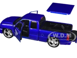 2006 Chevrolet Silverado Custom Pickup Truck Blue Metallic 