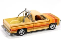 1981 Chevrolet Silverado Fleetside Pickup Truck Cream with Stripes 