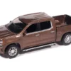 2019 Chevrolet Silverado High Country Pickup Truck Oakwood Brown Metallic "Muscle Trucks" Series 1/64 Diecast Model Car by Auto World