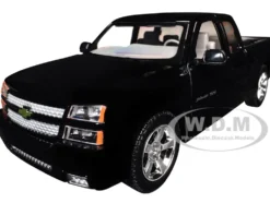 2006 Chevrolet Silverado Intimidator SS Pickup Truck Black "Timeless Legends" Series 1/25 Diecast Model Car by Motormax