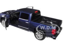 2018 Chevrolet Silverado LTZ Centennial 100 Years Anniversary Edition Blue 1/27 Diecast Model Car Motormax 79353