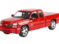2006 Chevrolet Silverado SS Pickup Truck Red "Timeless Legends" Series 1/25 Diecast Model Car by Motormax