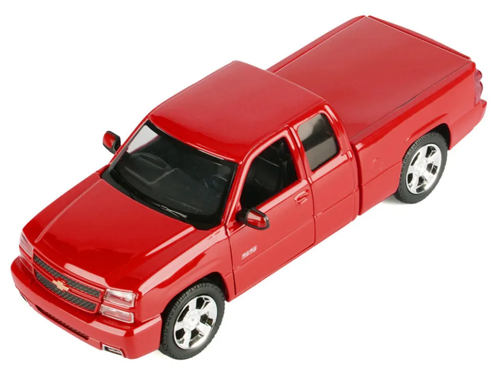 2006 Chevrolet Silverado SS Pickup Truck Red "Timeless Legends" Series 1/25 Diecast Model Car by Motormax