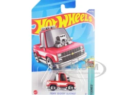 1983 Chevrolet Silverado Toon d Pickup Truck Red and White Tooned Series Diecast Model Car Hot Wheels HHF50