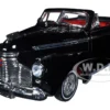 1941 Chevrolet Special Deluxe Convertible Black Red Interior Low Rider Collection 1/24 Diecast Model Car Welly 22411