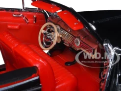 1941 Chevrolet Special Deluxe Convertible Black Red Interior Low Rider Collection 1/24 Diecast Model Car Welly 22411