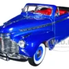 1941 Chevrolet Special Deluxe Convertible Blue 1/24 Diecast Car Model Welly 22411