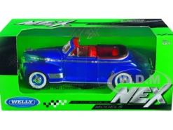 1941 Chevrolet Special Deluxe Convertible Blue 1/24 Diecast Car Model Welly 22411
