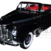 1941 Chevrolet Special Deluxe Convertible Black Red Interior NEX Models 1/24 Diecast Model Car Welly 22411
