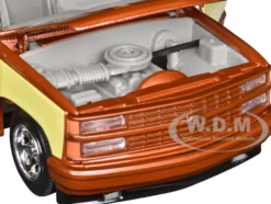1992 Chevrolet 454 SS Pickup Truck Copper Metallic with Beige Sides with Camper Shell 
