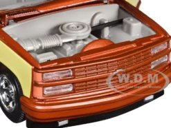 1992 Chevrolet 454 SS Pickup Truck Copper Metallic with Beige Sides "American Classics" Series 1/24 Diecast Model Car by Motormax