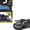 1993 Chevrolet 454 SS Pickup Truck Matt Black "Blackout Edition" 1/64 Diecast Model Car by Muscle Machines
