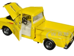 1957 Chevrolet 3100 Stepside Pickup Truck Yellow Timeless Legends Series 1/24 Diecast Model Car Motormax 79381y