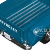 1957 Chevrolet 3100 Stepside Pickup Truck Teal Metallic Timeless Legends Series 1/24 Diecast Model Car Motormax 79381t