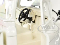 1955 Chevrolet 3100 Stepside Pickup Truck Cream with White Interior 