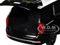 2025 Chevrolet Tahoe Police Pursuit Vehicle "California Highway Patrol" Black and White "Law Enforcement and Public Service" Series 1/24 Diecast Model Car by Motormax
