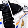 2025 Chevrolet Tahoe PPV "RCMP (Royal Canadian Mounted Police)" White with Stripes with Flashing Light Bar and Front and Rear Lights and Sounds 1/24 Diecast Model Car by Motormax