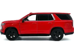 2025 Chevrolet Tahoe PPV Red "Custom Builder's Kit - Law Enforcement and Public Service" Series 1/24 Diecast Model Car by Motormax