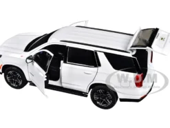 2025 Chevrolet Tahoe Z71 White "Timeless Legends" Series 1/24 Diecast Model Car by Motormax