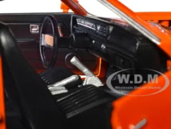 1974 Chevrolet Vega GT Orange Metallic with White Stripes Forgotten Classics Series 1/24 Diecast Model Car Motormax 79048OR