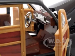 1948 Chevrolet Woody Fleetmaster Brown 1/24 Diecast Car Model Welly 22083