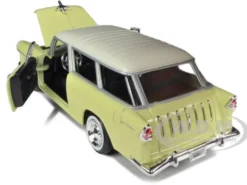 1955 Chevy Nomad Yellow 1/24 Diecast Car Model Motormax 73248