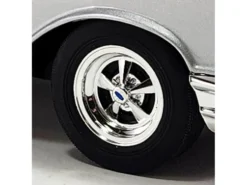 Chevy Rally Wheels and Tires Set of 4 pieces from 1957 Chevrolet 150 Street Strip for 1/18 Scale Models ACME A1807016W
