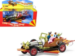 Chitty Chitty Bang Bang Car with 4 Sitting Figures Chitty Chitty Bang Bang 1968 Movie Diecast Model Car Corgi CC03502