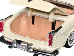 1955 Chrysler C300 Cream "Timeless Legends" Series 1/24 Diecast Model Car by Motormax