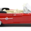 1961 Chrysler 300 Convertible Mardi Gras Red 1/87 HO Scale Diecast Model Car Oxford Diecast 87CC61001
