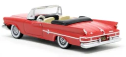 1961 Chrysler 300 Convertible Mardi Gras Red 1/87 HO Scale Diecast Model Car Oxford Diecast 87CC61001