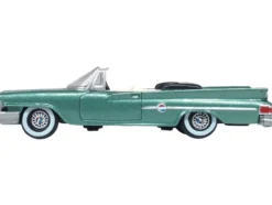1961 Chrysler 300 Convertible Pinewood Green Metallic 1/87 (HO) Scale Diecast Model Car by Oxford Diecast