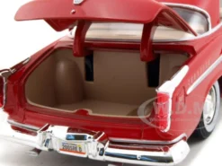 1955 Chrysler C300 Red 1/24 Diecast Model Car Motormax 73302